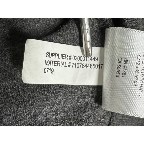 Ralph Lauren Polo Sweater Mens Large Gray 1/4 Zip Estate Rib 100% Cotton Preppy - Picture 7 of 9